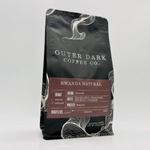 Outer Dark Rwanda Natural Coffee 12oz Bag - Bottleworks